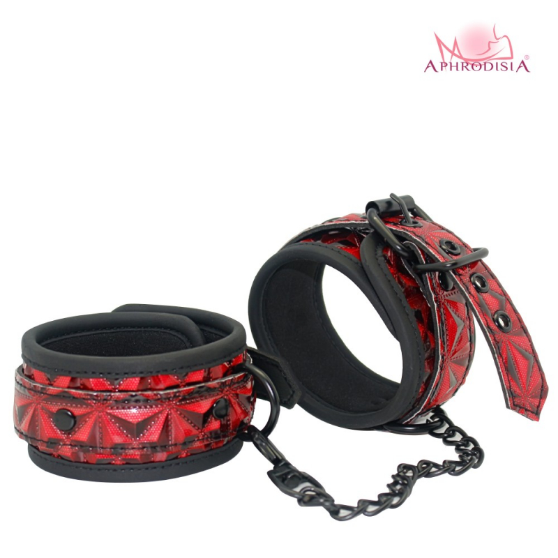 Наручники "Luxury Fetish" красные 
